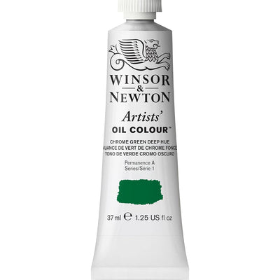 WINSOR & NEWTON ARTIST OIL COLOUR 37 ML CHROME GREEN DEEP HUE S1 (147)