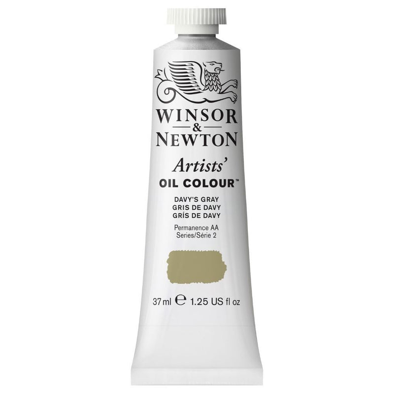 WINSOR & NEWTON ARTIST OIL COLOUR 37 ML DAVYS GREY S2 (217)