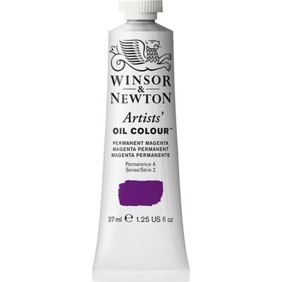 WINSOR & NEWTON ARTIST OIL COLOUR 37 ML PERMANENT MAGENTA S2 (489)