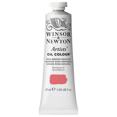 WINSOR & NEWTON ARTIST OIL COLOUR 37 ML ROSE MADDER GENUINE S5 (587)