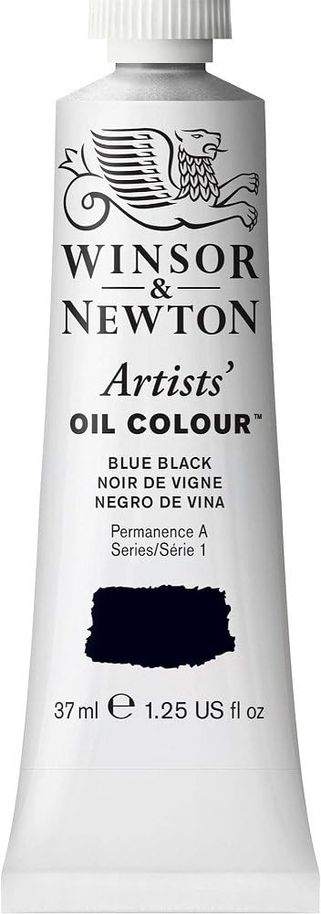 WINSOR & NEWTON ARTIST OIL COLOUR 37 ML BLUE BLACK S1 (034)