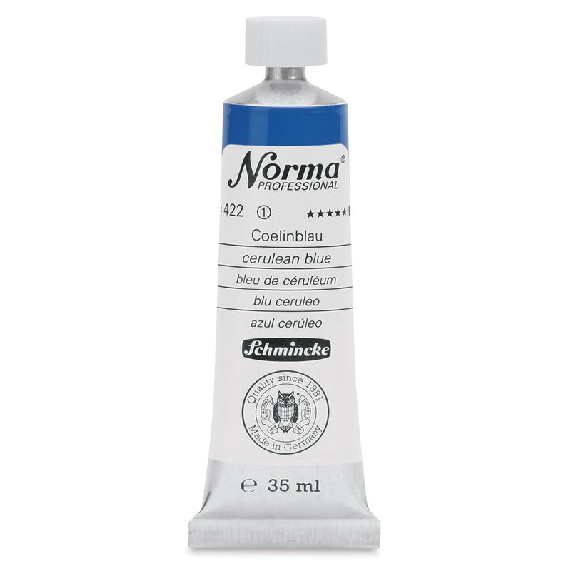 SCHMINCKE NORMA PROFESSIONAL OIL COLOUR 35 ML SR 1 CERULEAN BLUE (422)