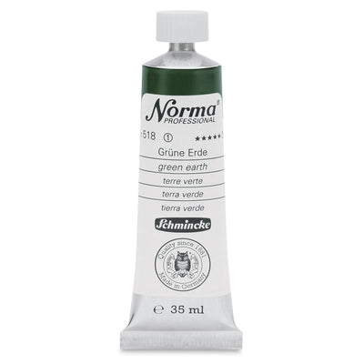 SCHMINCKE NORMA PROFESSIONAL OIL COLOUR 35 ML SR 1 GREEN EARTH (518)