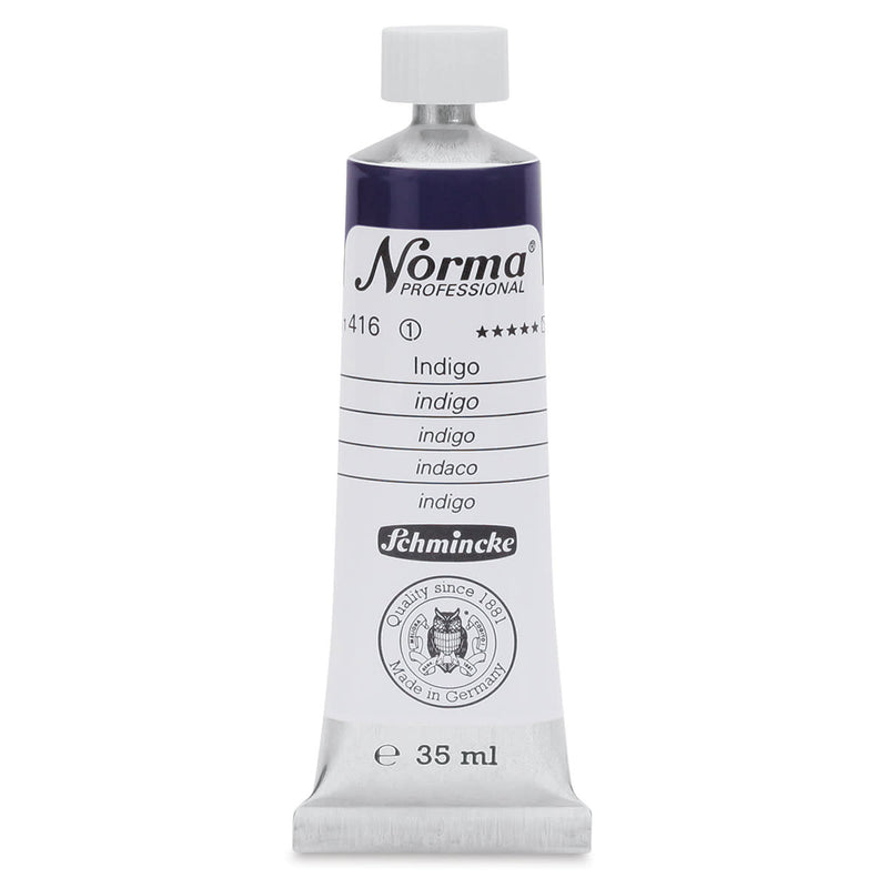 SCHMINCKE NORMA PROFESSIONAL OIL COLOUR 35 ML SR 1 INDIGO (416)
