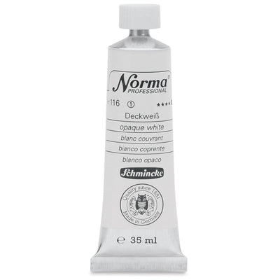 SCHMINCKE NORMA PROFESSIONAL OIL COLOUR 35 ML SR 1 OPAQUE WHITE (116)