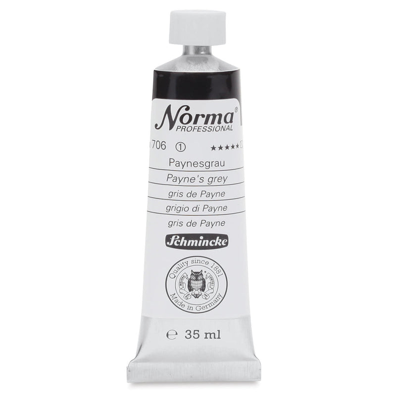 SCHMINCKE NORMA PROFESSIONAL OIL COLOUR 35 ML SR 1 PAYNES GREY (706)