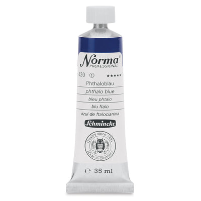 SCHMINCKE NORMA PROFESSIONAL OIL COLOUR 35 ML SR 1 PHTHALO BLUE (420)