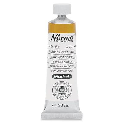 SCHMINCKE NORMA PROFESSIONAL OIL COLOUR 35 ML SR 1 RAW LIGHT OCHRE (600)