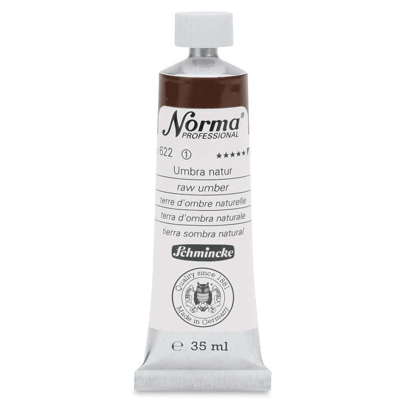 SCHMINCKE NORMA PROFESSIONAL OIL COLOUR 35 ML SR 1 RAW UMBER (622)