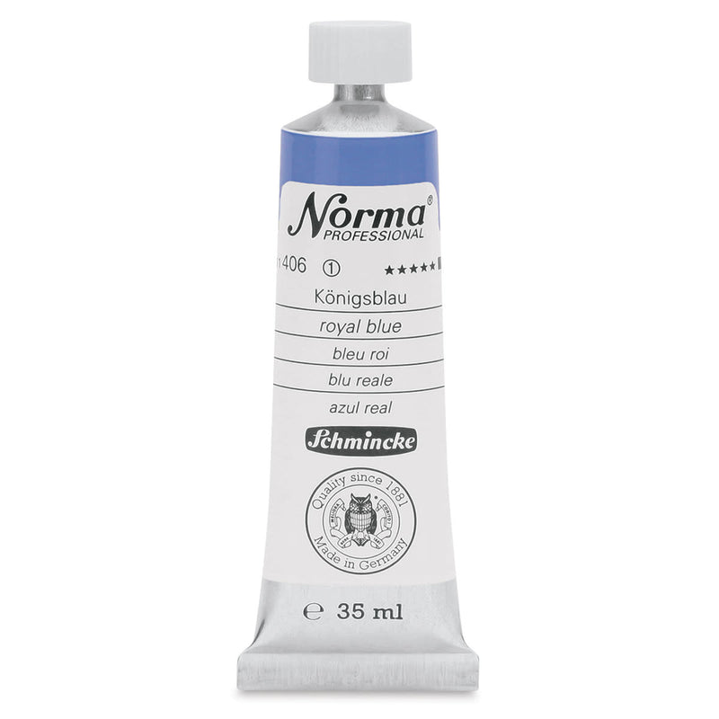 SCHMINCKE NORMA PROFESSIONAL OIL COLOUR 35 ML SR 1 ROYAL BLUE (406)
