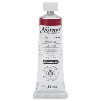 SCHMINCKE NORMA PROFESSIONAL OIL COLOUR 35 ML SR 1 RUBY RED (346)