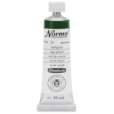 SCHMINCKE NORMA PROFESSIONAL OIL COLOUR 35 ML SR 1 SAP GREEN (514)