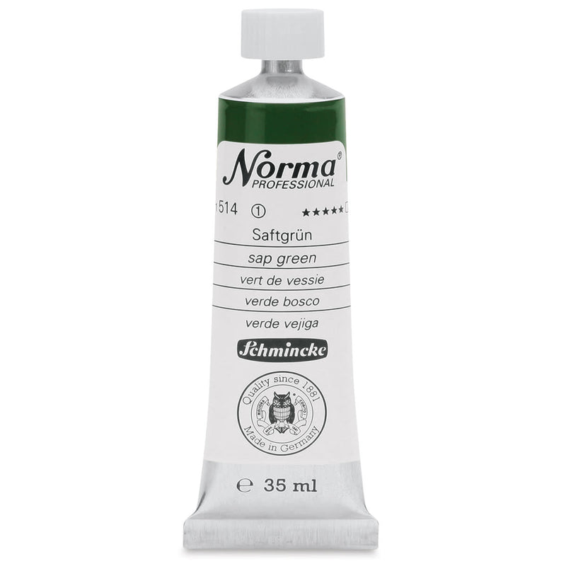 SCHMINCKE NORMA PROFESSIONAL OIL COLOUR 35 ML SR 1 SAP GREEN (514)