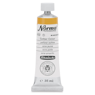 SCHMINCKE NORMA PROFESSIONAL OIL COLOUR 35 ML SR 1 YELLOW OCHRE (602)