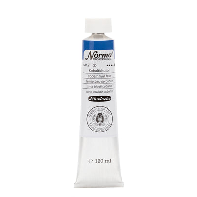 SCHMINCKE NORMA PROFESSIONAL OIL COLOUR 120 ML SR 1 COBALT BLUE HUE (412)