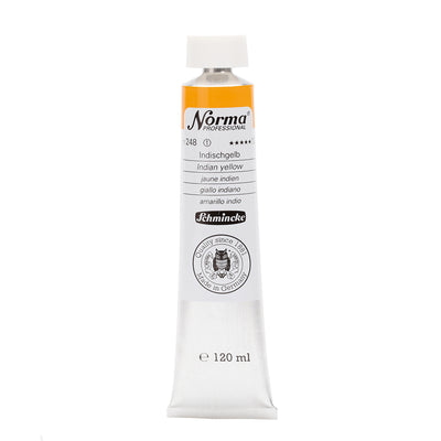 SCHMINCKE NORMA PROFESSIONAL OIL COLOUR 120 ML SR 1 INDIAN YELLOW (248)
