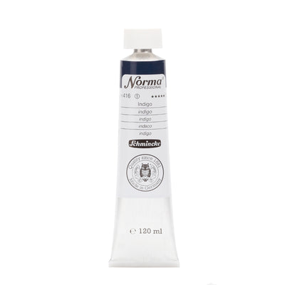 SCHMINCKE NORMA PROFESSIONAL OIL COLOUR 120 ML SR 1 INDIGO (416)