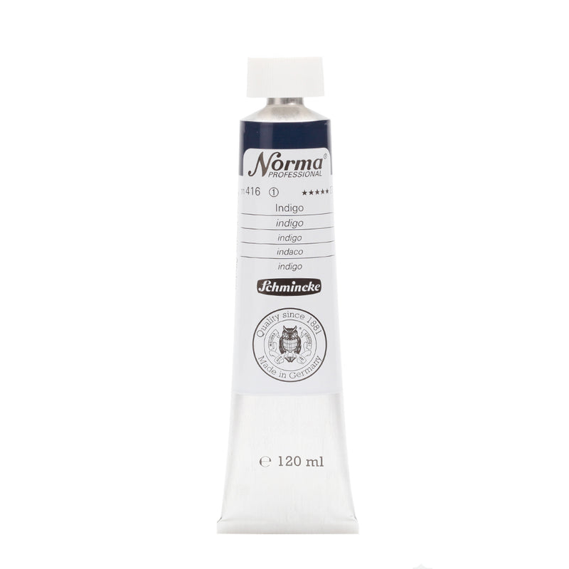 SCHMINCKE NORMA PROFESSIONAL OIL COLOUR 120 ML SR 1 INDIGO (416)