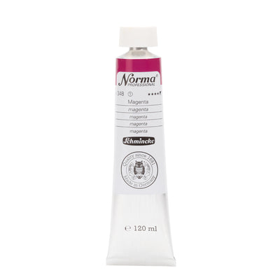 SCHMINCKE NORMA PROFESSIONAL OIL COLOUR 120 ML SR 1 MAGENTA (348)