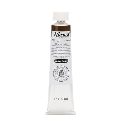 SCHMINCKE NORMA PROFESSIONAL OIL COLOUR 120 ML SR 1 RAW UMBER (622)