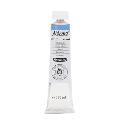 SCHMINCKE NORMA PROFESSIONAL OIL COLOUR 120 ML SR 1 ROYAL BLUE (406)