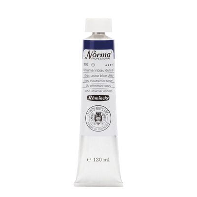 SCHMINCKE NORMA PROFESSIONAL OIL COLOUR 120 ML SR 1 ULTRAMARINE BLUE DEEP (402)