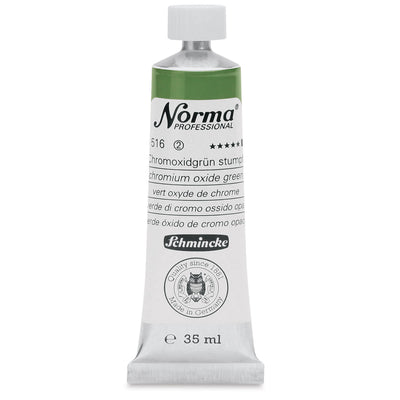 SCHMINCKE NORMA PROFESSIONAL OIL COLOUR 35 ML SR 2 CHROMIUM OXIDE GREEN (516)