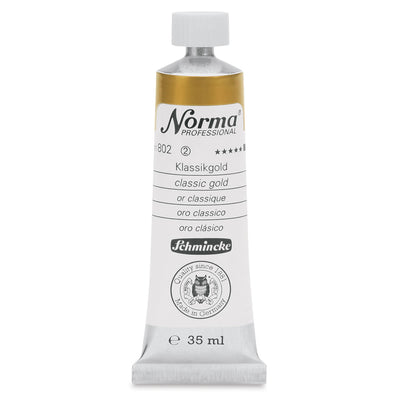 SCHMINCKE NORMA PROFESSIONAL OIL COLOUR 35 ML SR 2 CLASSIC GOLD (802)