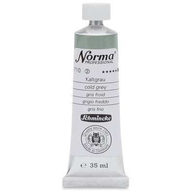 SCHMINCKE NORMA PROFESSIONAL OIL COLOUR 35 ML SR 2 COLD GREY (710)