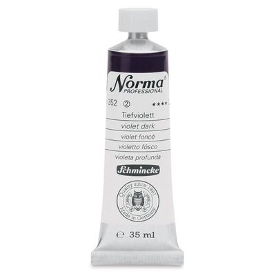 SCHMINCKE NORMA PROFESSIONAL OIL COLOUR 35 ML SR 2 VIOLET DARK (352)