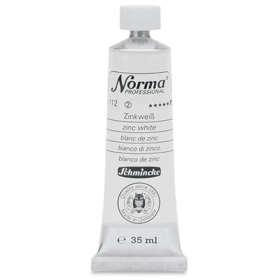 SCHMINCKE NORMA PROFESSIONAL OIL COLOUR 35 ML SR 2 ZINC WHITE (112)