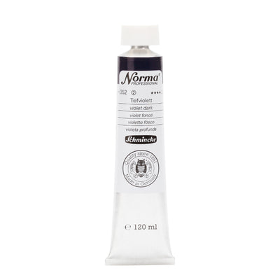 SCHMINCKE NORMA PROFESSIONAL OIL COLOUR 120 ML SR 2 VIOLET DARK (352)