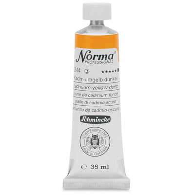 SCHMINCKE NORMA PROFESSIONAL OIL COLOUR 35 ML SR 3 CADMIUM YELLOW DEEP (244)