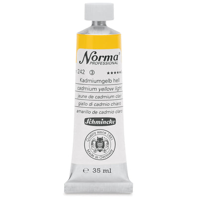 SCHMINCKE NORMA PROFESSIONAL OIL COLOUR 35 ML SR 3 CADMIUM YELLOW LIGHT (242)