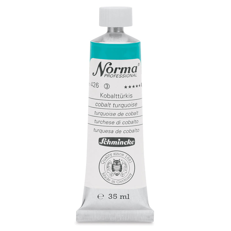SCHMINCKE NORMA PROFESSIONAL OIL COLOUR 35 ML SR 3 COBALT TURQUOISE (426)