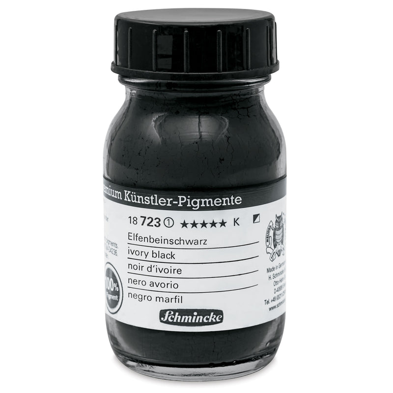 SCHMINCKE PIGMENT POWDER 100 ML SR 1 IVORY BLACK (18723055)