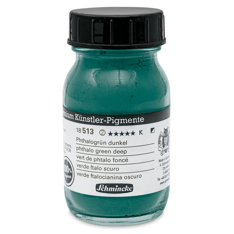 SCHMINCKE PIGMENT POWDER 100 ML SR 2 PHTHALO GREEN DEEP (18513055)