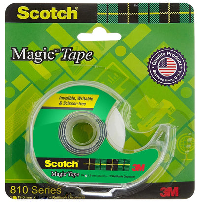 SCOTCH TAPE WITH DISPENSAR 810 3MM