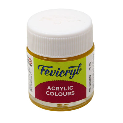 FEVICRYL ACRYLIC COLOUR 09 GOLDN YELLOW 15 ML