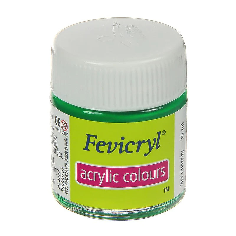 FEVICRYL ACRYLIC COLOUR 12 LIGHT GREEN 15 ML