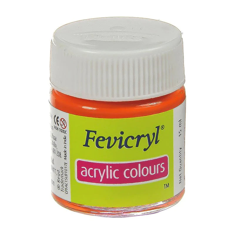 FEVICRYL ACRYLIC COLOUR 17 ORANGE 15 ML