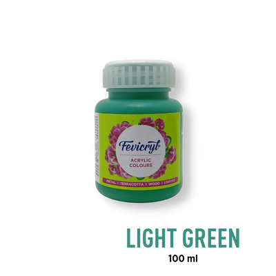 FEVICRYL ACRYLIC COLOUR 12 LIGHT GREEN 100 ML