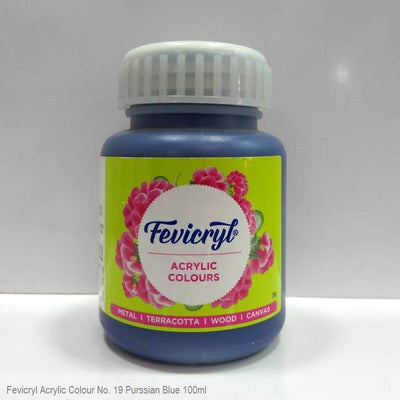 FEVICRYL ACRYLIC COLOUR 19 PRUSSIAN BLUE 100 ML