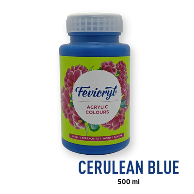 FEVICRYL ACRYLIC COLOUR 22 TURQ BLUE 500 ML