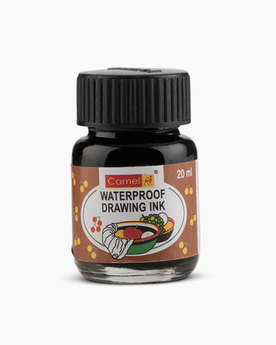 CAMLIN WATER PROOF DRAWING  INK 20 ML BURNT SIENNA