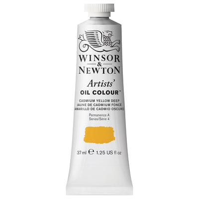 WINSOR & NEWTON ARTIST OIL COLOUR 37 ML CADMIUM YELLLOW DEEP S4 (111)