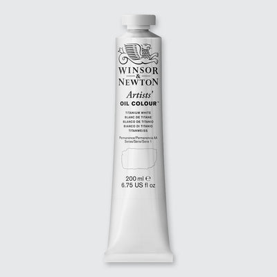 WINSOR & NEWTON ARTIST OIL COLOUR 200 ML SR 1 TITANIUM WHITE (644)