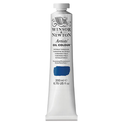 WINSOR & NEWTON ARTIST OIL COLOUR 200 ML SR 1 PHTHALO TURQ (526)