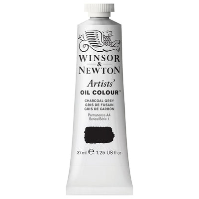 WINSOR & NEWTON ARTIST OIL COLOUR 37 ML CHARCOAL GREY S1 (142)