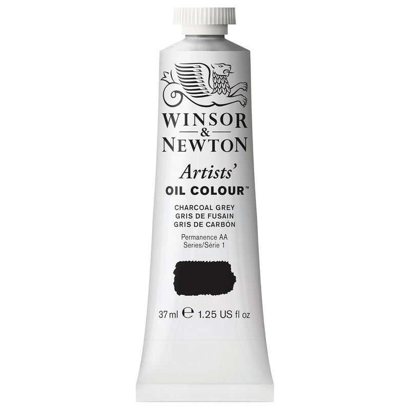 WINSOR & NEWTON ARTIST OIL COLOUR 37 ML CHARCOAL GREY S1 (142)